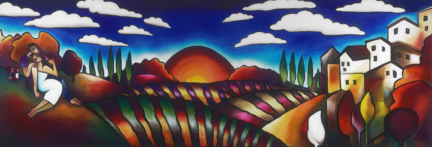 "Paradise Found" Giclee on metal 5x17