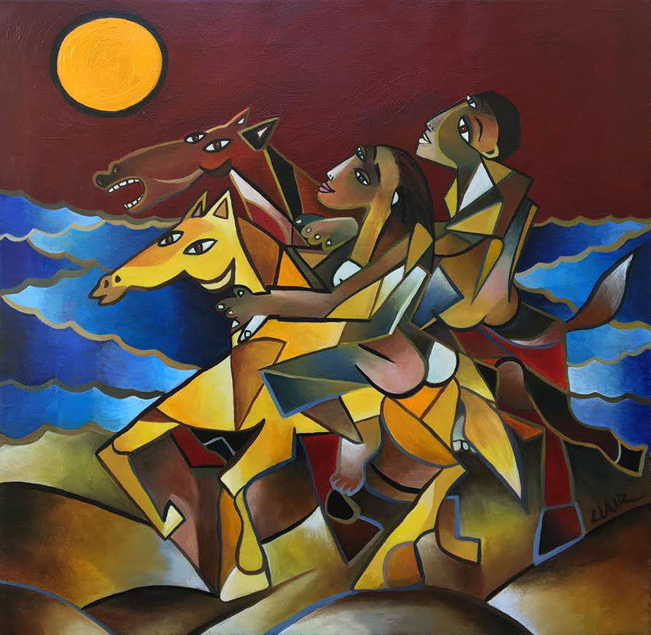 Bareback on the Beach