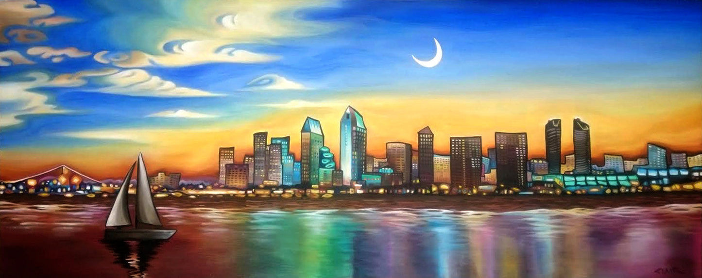 Coming Home giclee on metal 5x17