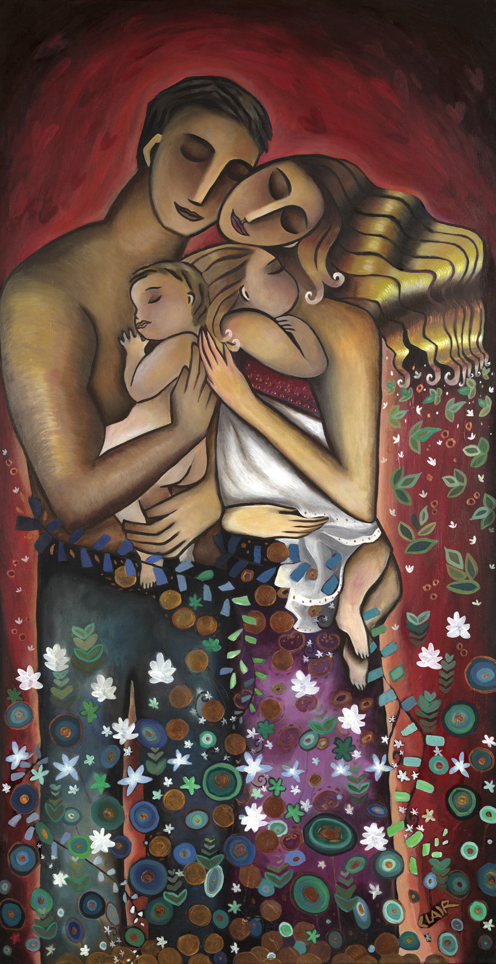 "Not for all the Tea in China" giclee on metal 5x17