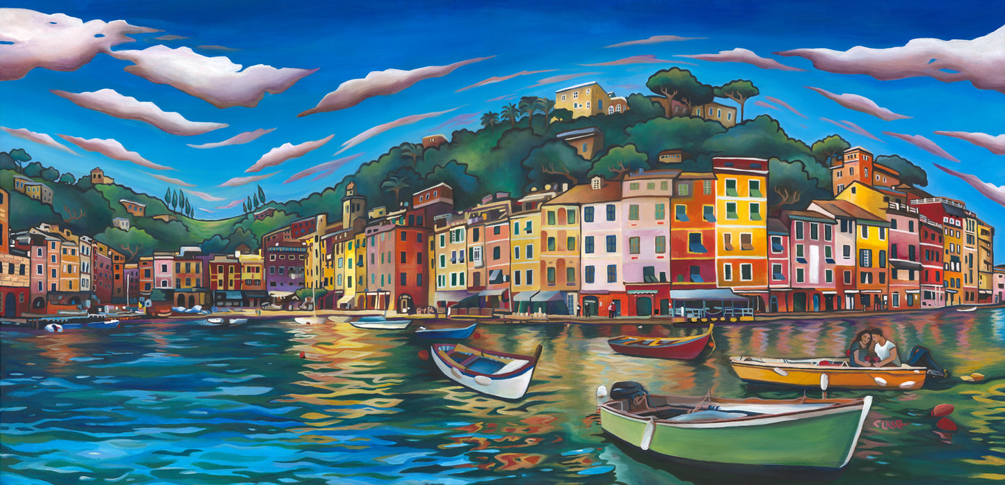 Sunset Over Portofino