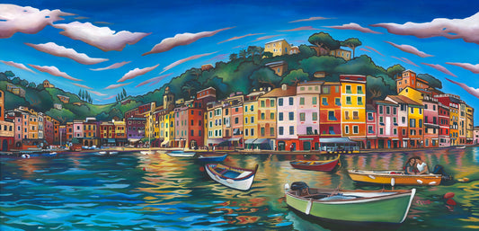 Sunset Over Portofino