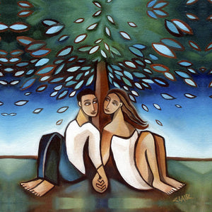 "Branches of Love" giclee on metal 12x12