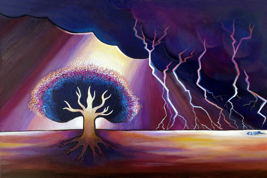 "Resilience 2" giclee on metal 5x12