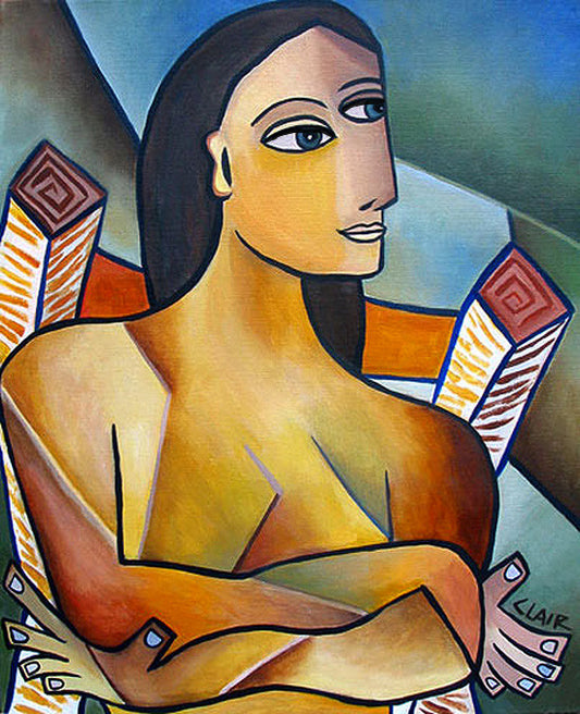 Woman Sitting In Chair